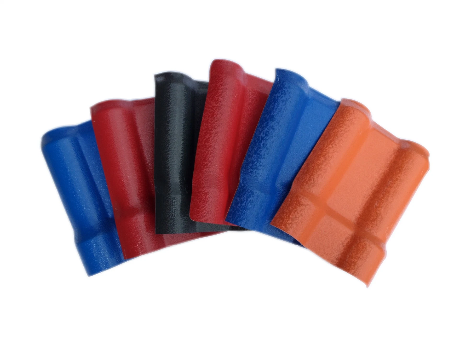 Étanche en résine synthétique ASA les tuiles du toit en plastique ondulé couleur feuille PVC