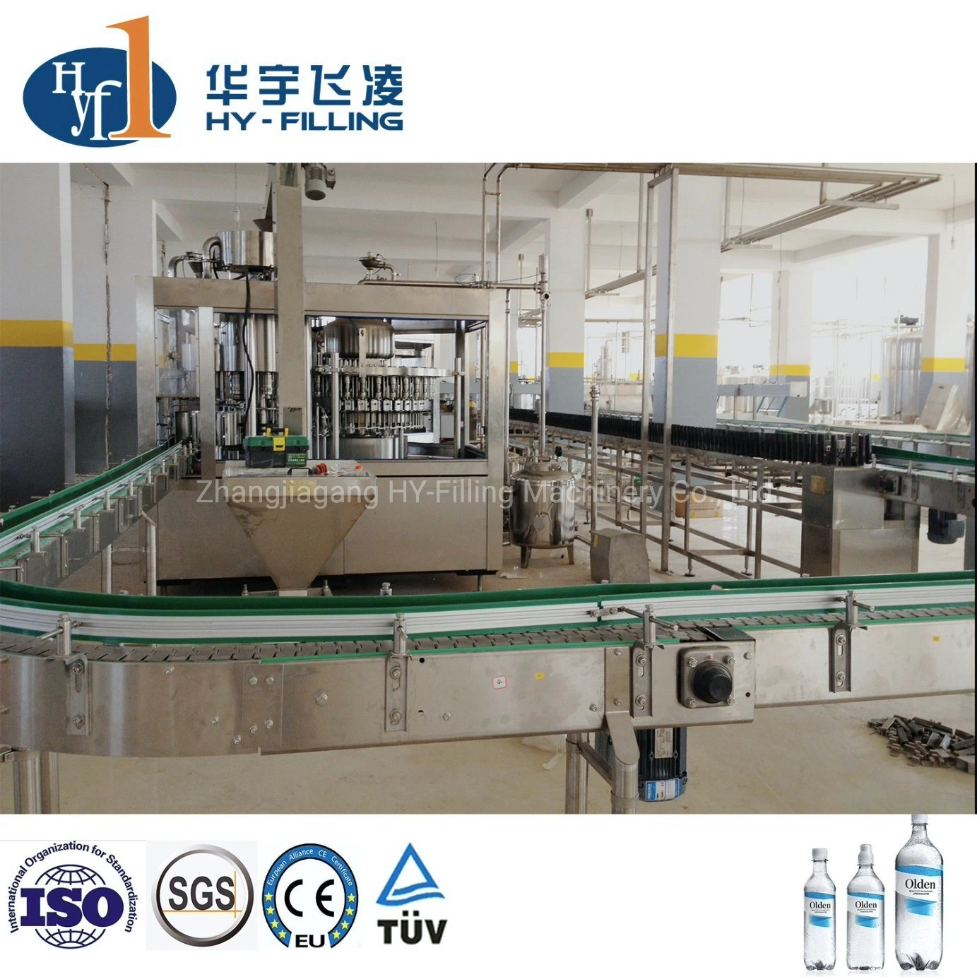 Customized 6000bph 500ml Pet Bottle Carbonated Soft Drink Cola Filling Machine