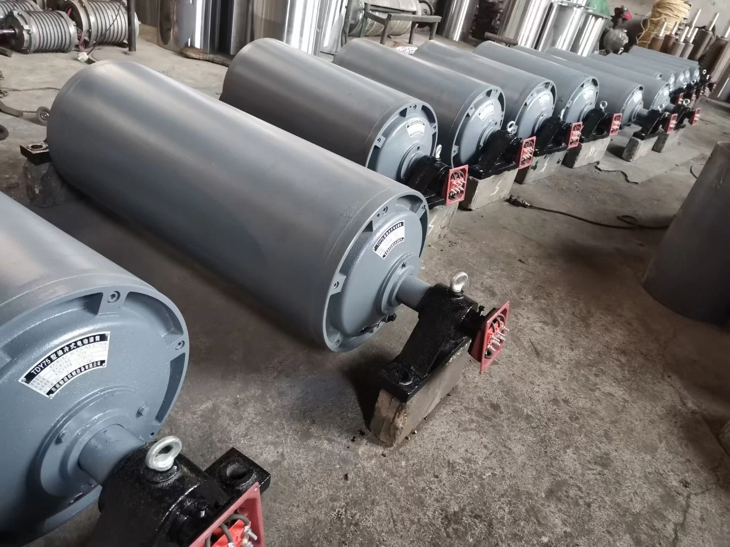 Popular Long-Life Roller Belt Conveyor System for Power Plant/Mining/Drum Pulley