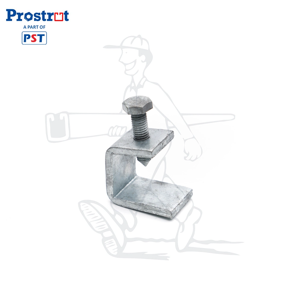 Set Screw Type Strut to Beam Clamp C-Type, Parallel for Strut Channel