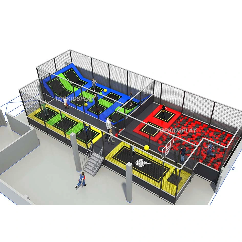 Comercial Indoor Foam Pit Dodge Ball trampolim Park