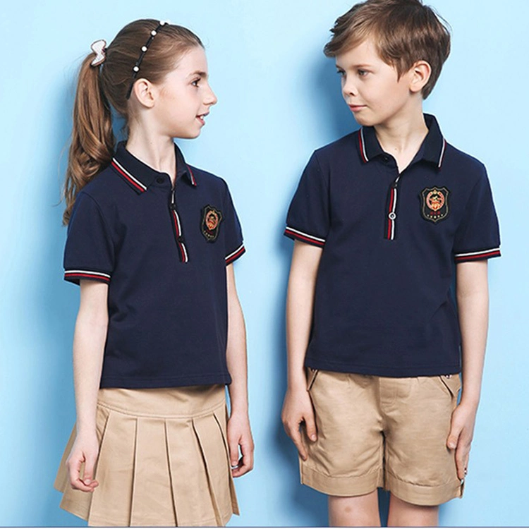 Falda de uniforme escolar japonés Polo uniformes escolares ropa escolar