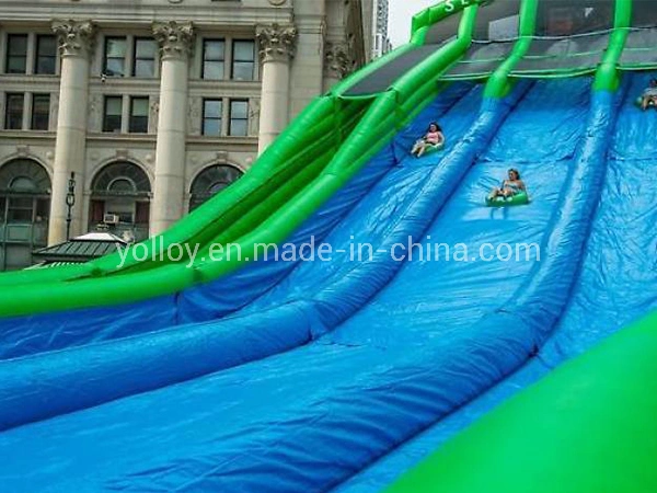 Flotante tobogán de agua gigante Parque de Atracciones inflables