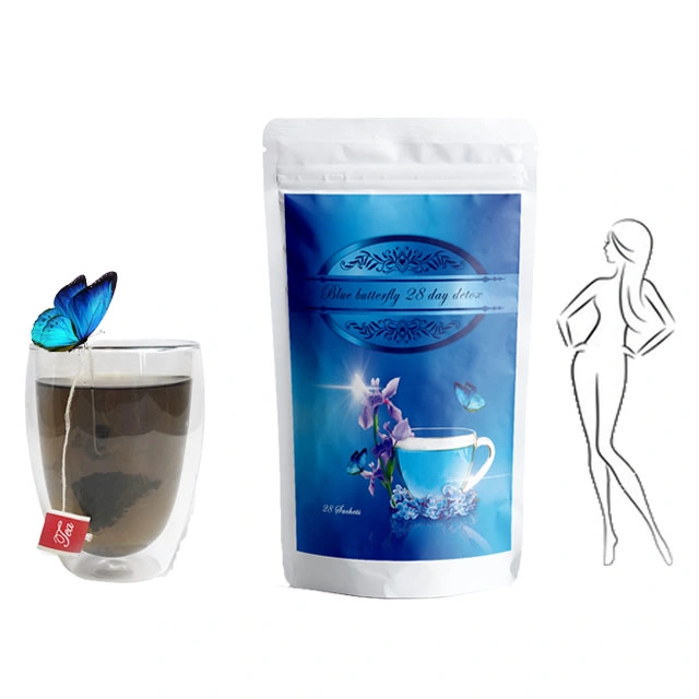 New Arrival 28 Day Butterfly Best Slimming Detox Tea Weight Loss Cleanse Tea Fat Burner