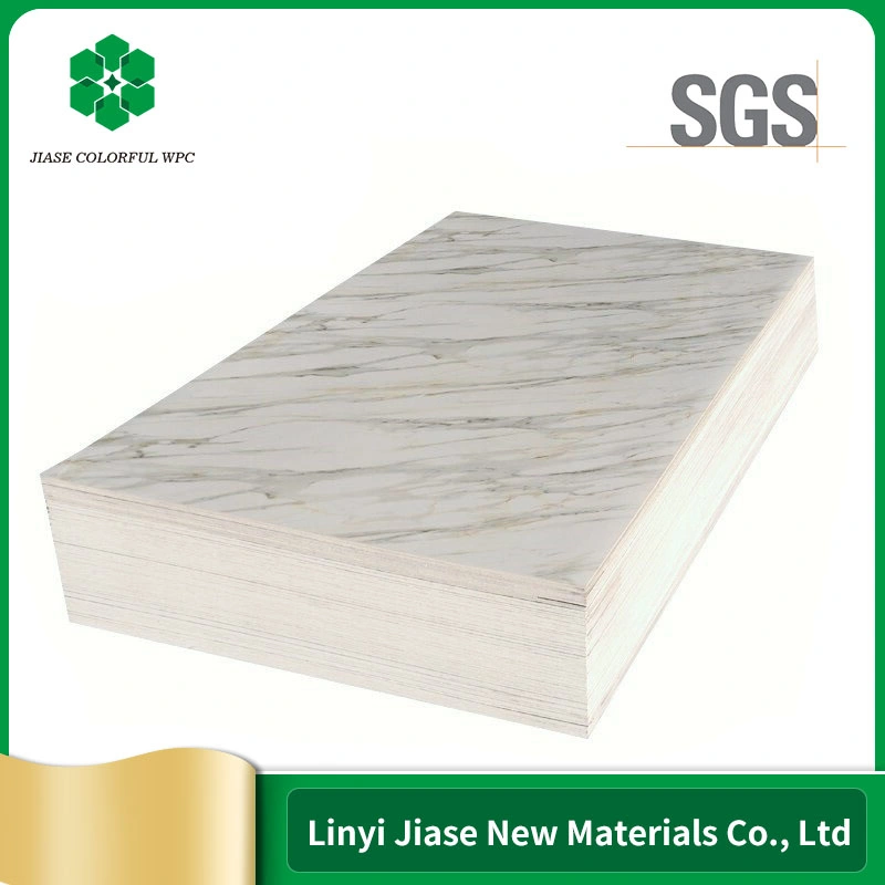 PVC Marble Sheet UV Coating/Wooden Color / Marble Design Marble Plastic Sheet for Wall Decoration