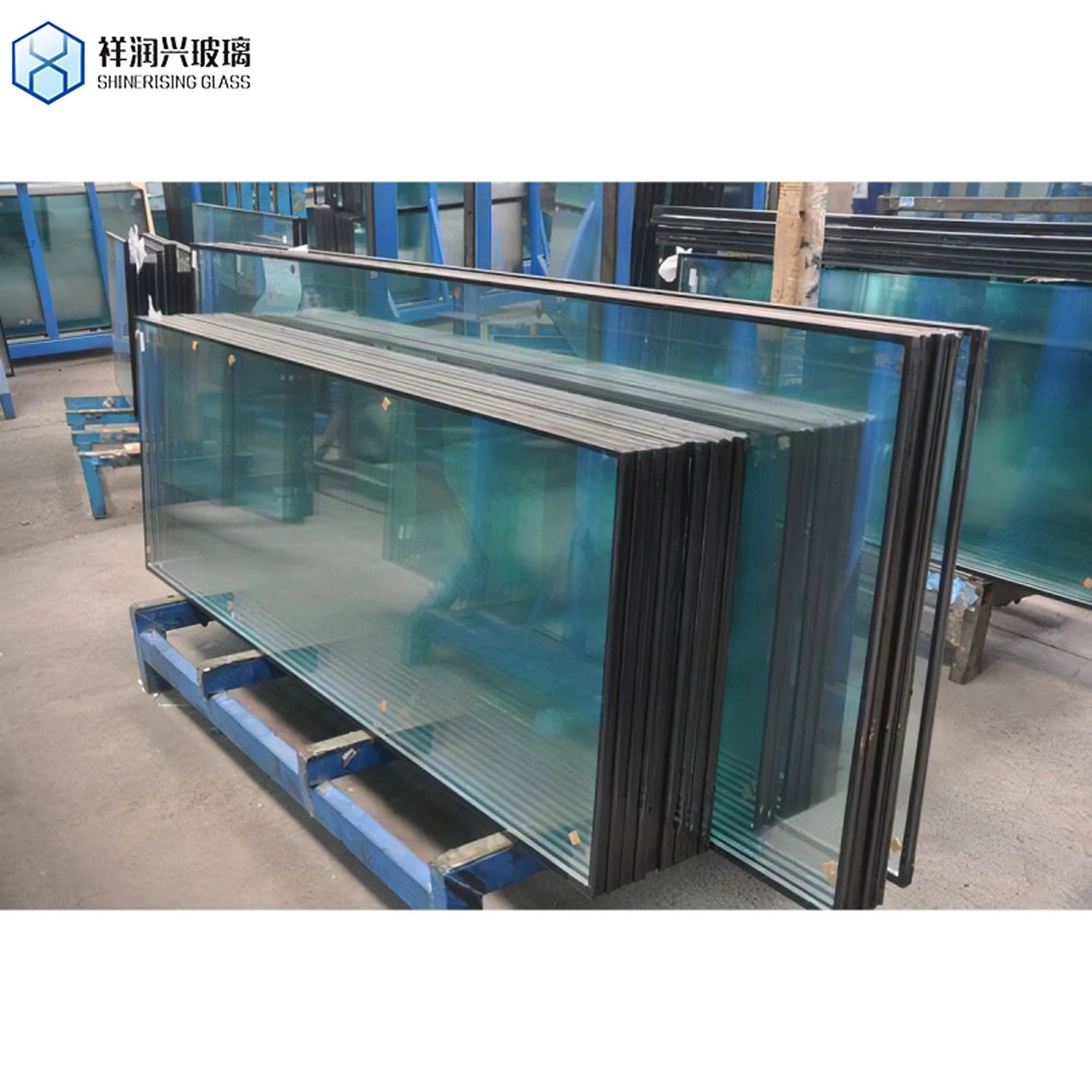 Custom Solar Control Triple Tempered Insulated Glass Unit Panes for Building Curtain Wall