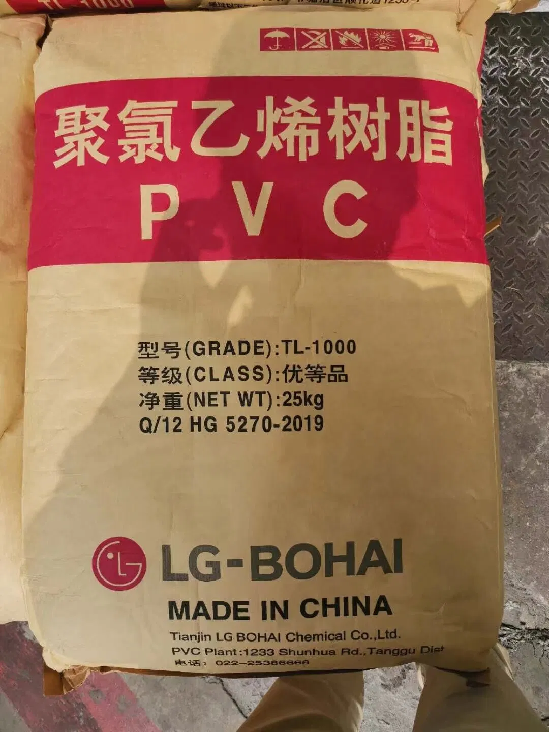 White Powder Polyvinyl Chlorid Sg-5 PVC Resin K-67