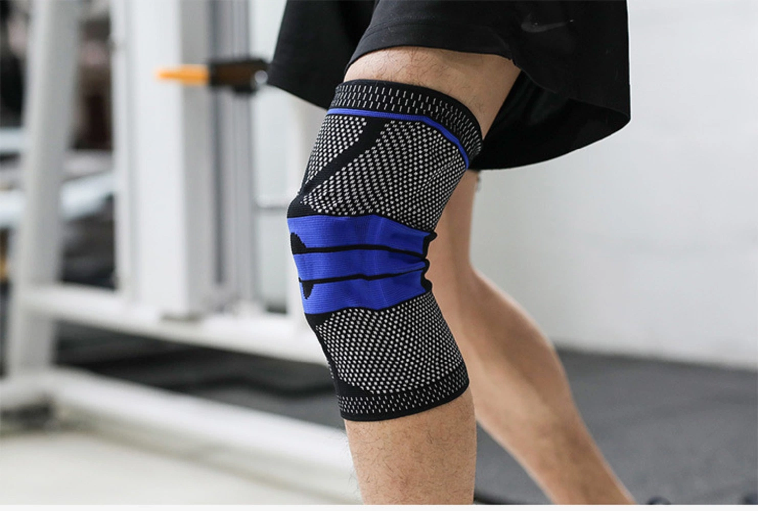 Athletics Knee Brace Compression Sleeve Support Joint Pain Relief Recovery Wyz10131