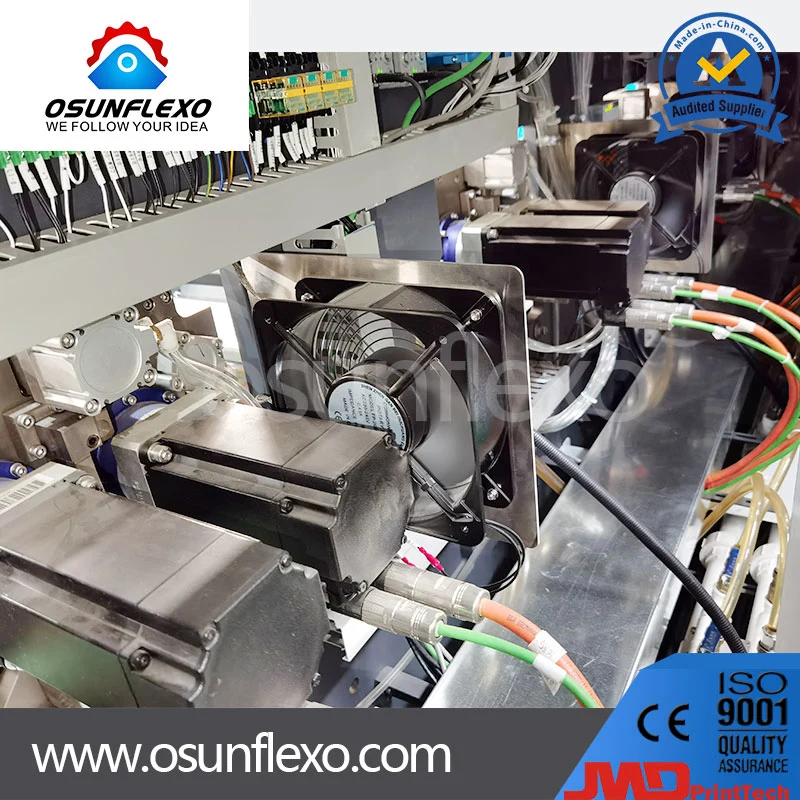 Compact Structure Rotary Screen Ceramic Anilox Roller Folding Cartons Printing Press