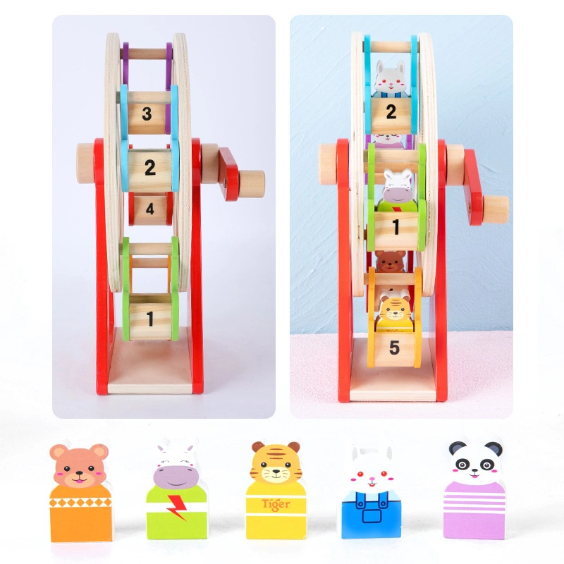 Hand-Rocking Ferris Wheel Young Children Puzzle Early Education Interactive Games