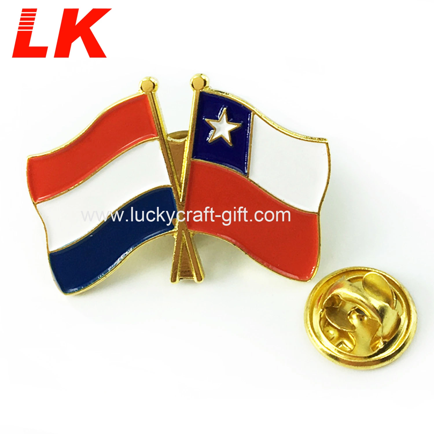 No Minimum Order Custom Israel Flag Metal Soft Eaneml Pin