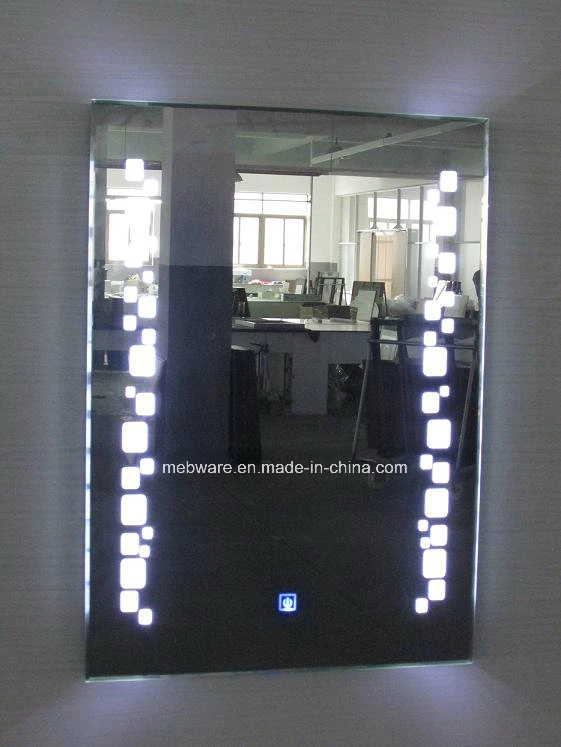 Fashion LED Bathroom Wall Decorative Cosmetic Mirror with Light