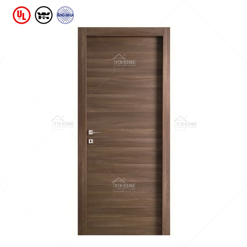 China Top Manufacturer Custom Fireproof Hotel Door Fire Proof Wooden Door Fire Rated 36X84 Inch Interior Door Flush Fire Rated Door Canada