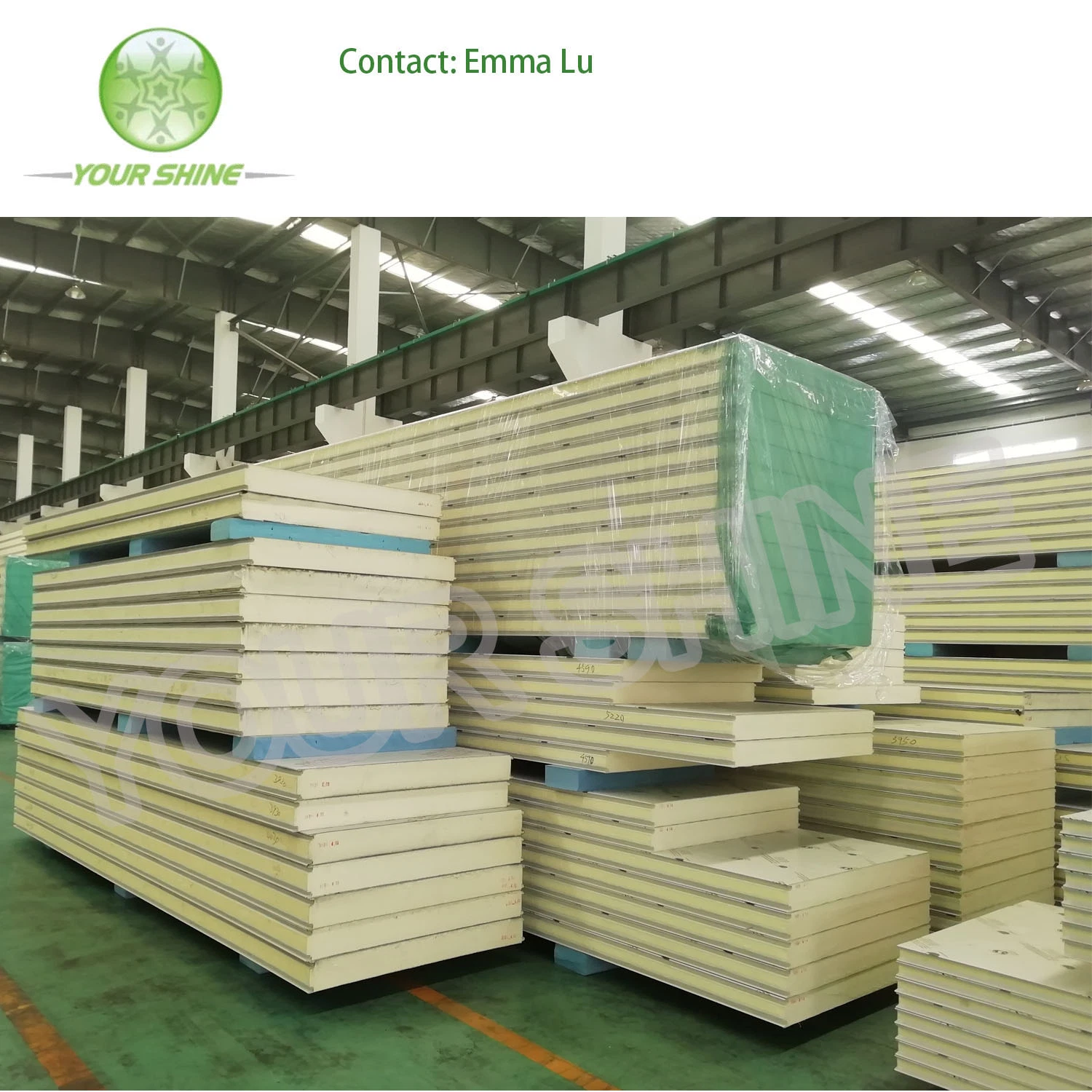 New Products Polyurethane Foam PU Sandwich Panel Price Decoration Material Air Storage