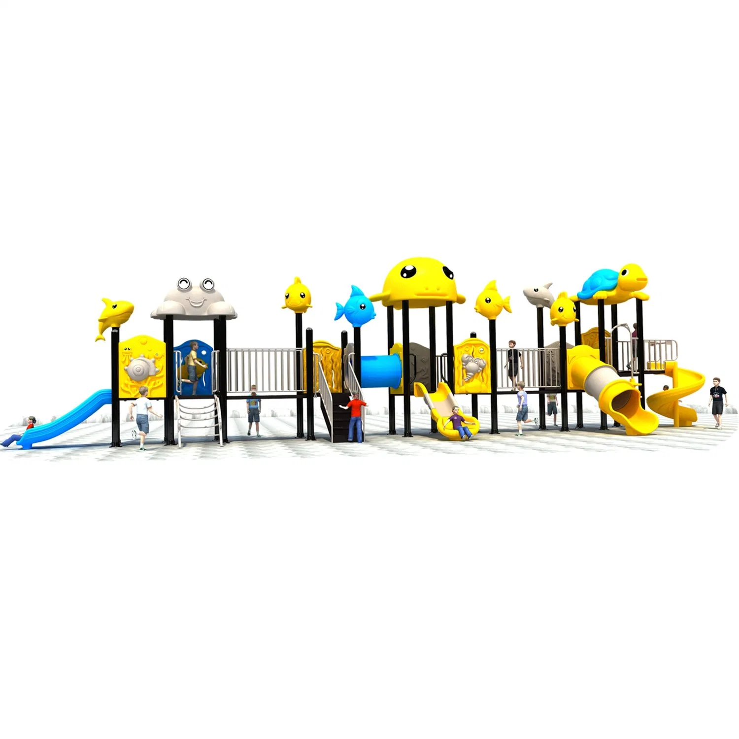 Customized Community Playground Toys Outdoor Children's Play Equipment