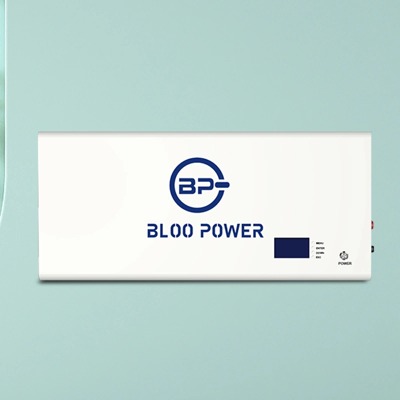 Bloopower 12V 12,8V 24V 36V 48V 60V 72V 50ah 100ah 120Ah 150ah 200ah 15kwh 20 kW 20kW 20 kWh li Tipo de soporte de suelo iónico para batería de almacenamiento de inversor