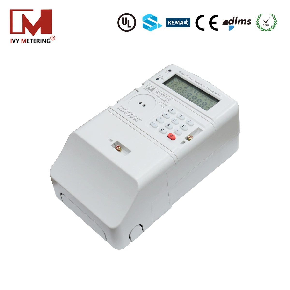 Remote Control Standard 80A Single Phase Smart Electricity Meter