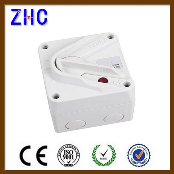 1 Pole 15 AMP IP66 Waterproof Electrical Power Isolating Switch