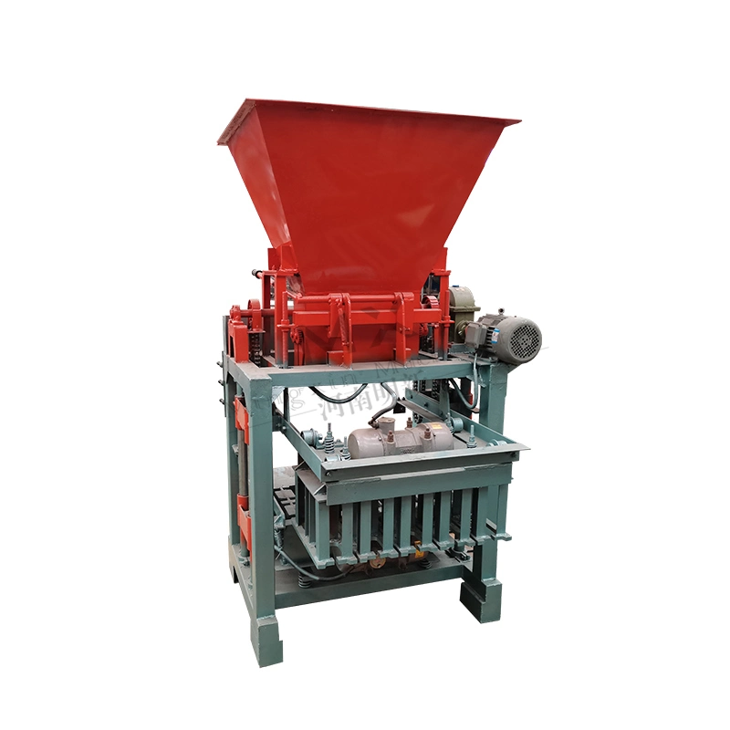 New Concrete Block Machine 4-40 Manual Hollow Brick Maker