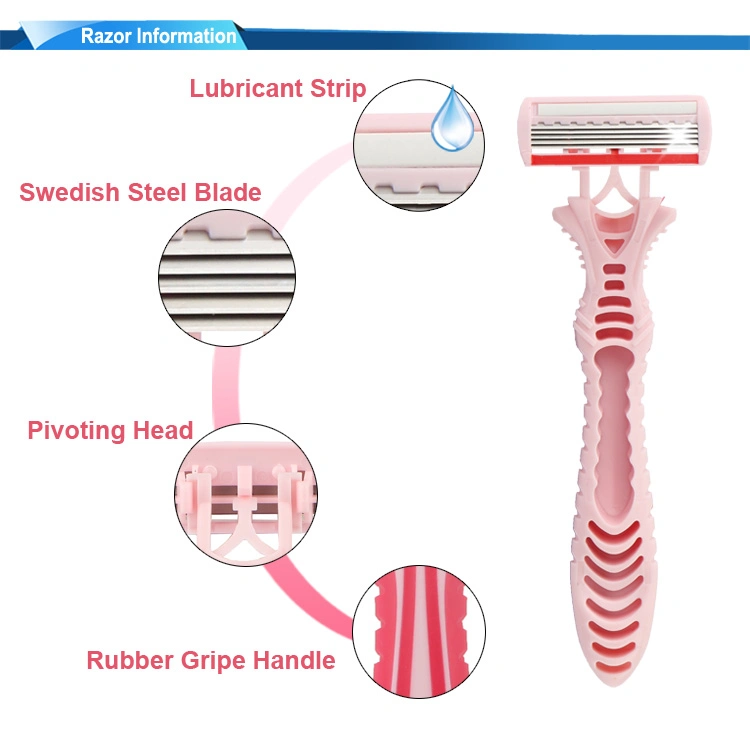 Wholesale/Supplier Five Blade Disposable Razors 5 Blade Woen Ladies Shaving Razor