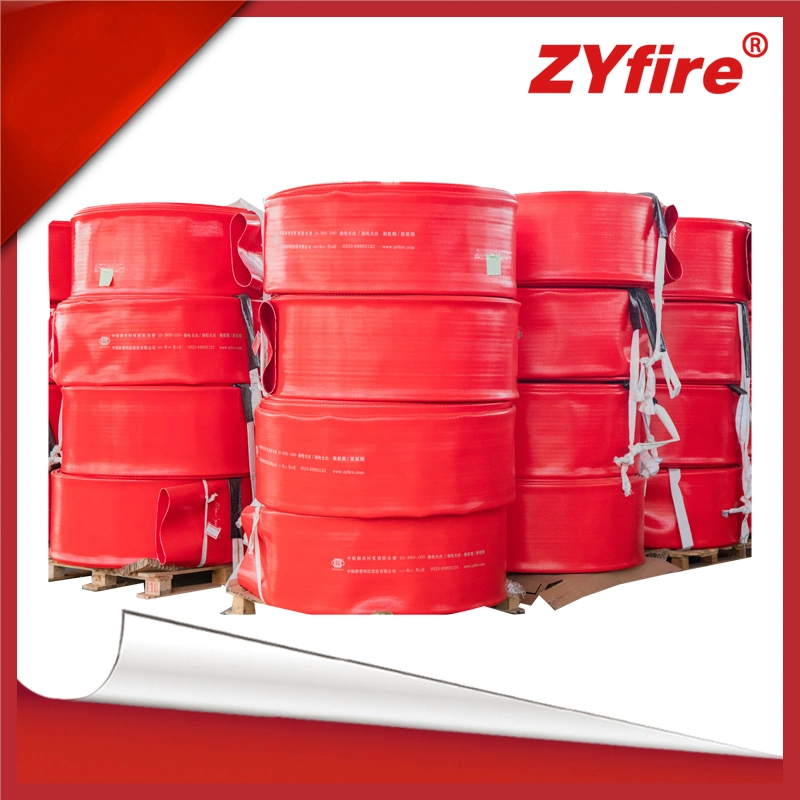 Zyfire Oilfield High Abrasion Resistance Frac TPU Lay Flat Hose with Large Hose Reel