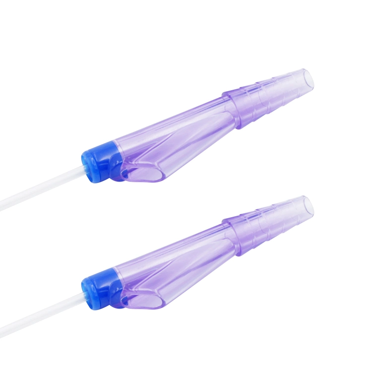 CE&ISO Approved Many Colors Closed PVC Suction Catheter