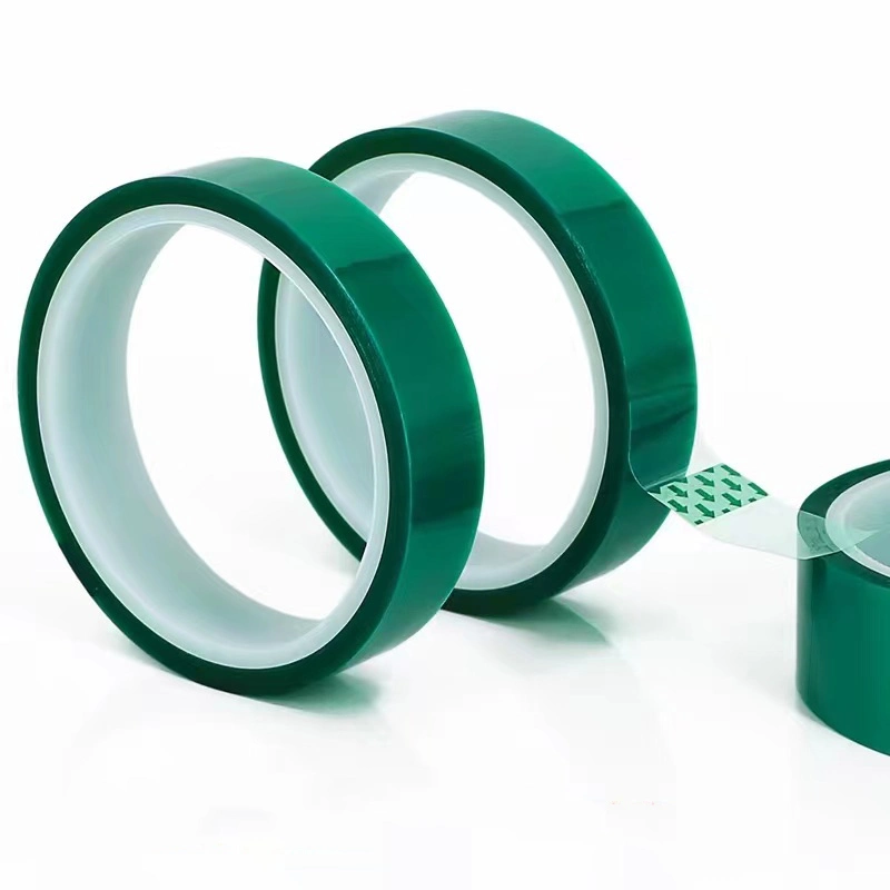 Oil Resistant Green Polyester Electrical Insulating Tape for Wire Splicing and Joint Sealing in Industrial Control Panels