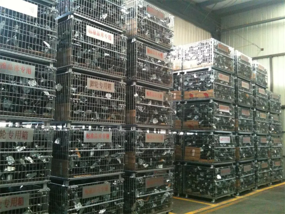 Industrial Warehouse Metal Cargo Storage Logistics Equipment Wire Mesh Metal Box