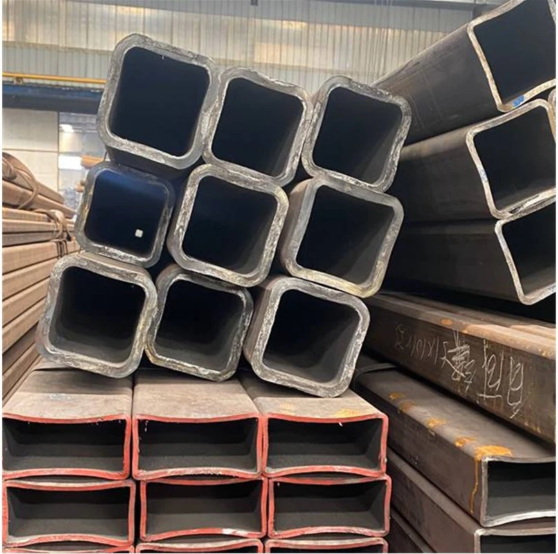 Factory Price Construction Structure Materials Shs Rhs Black Iron Tube Square and Rectangular Hollow Section Steel Pipe Profile