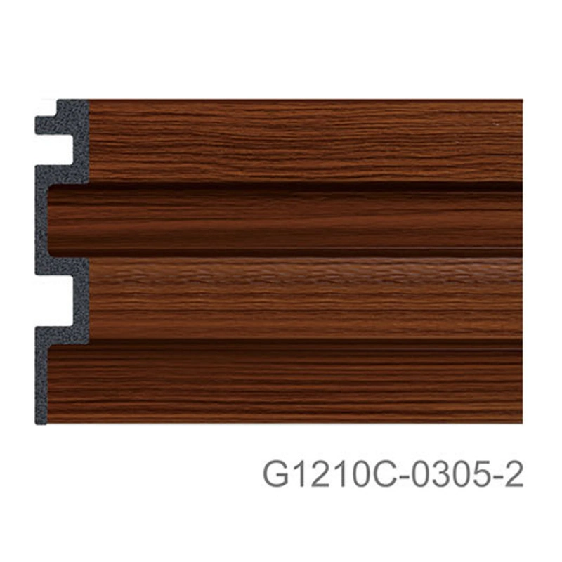 Eco-Friendly Fulted Wood Replacement Wood Replacement Indoor WPC Wall Panel Wood Alternatives