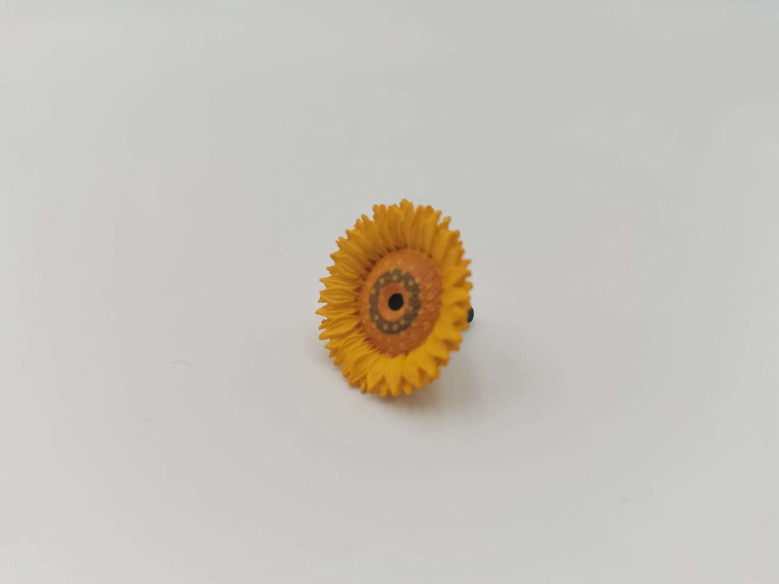 Yellow Sunflower PVC Mini Decorate Flower Figure Toys