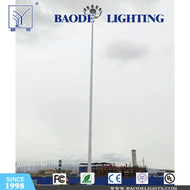 Price of 25m Auto Lifting System High Mast Light Supplier