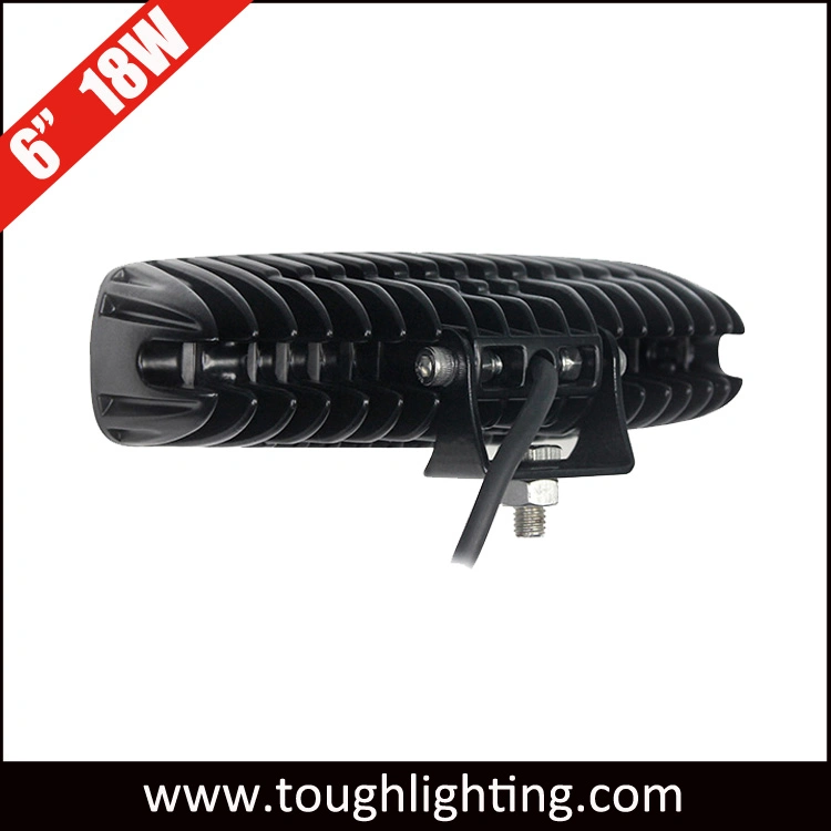 9-32V 6 polegada 18W LED Mini Barra de Luz de Trabalho Automático