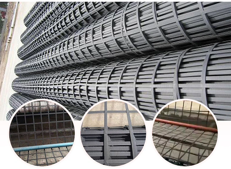 High Tensile Strength Plastic PP Biaxial Geogrid