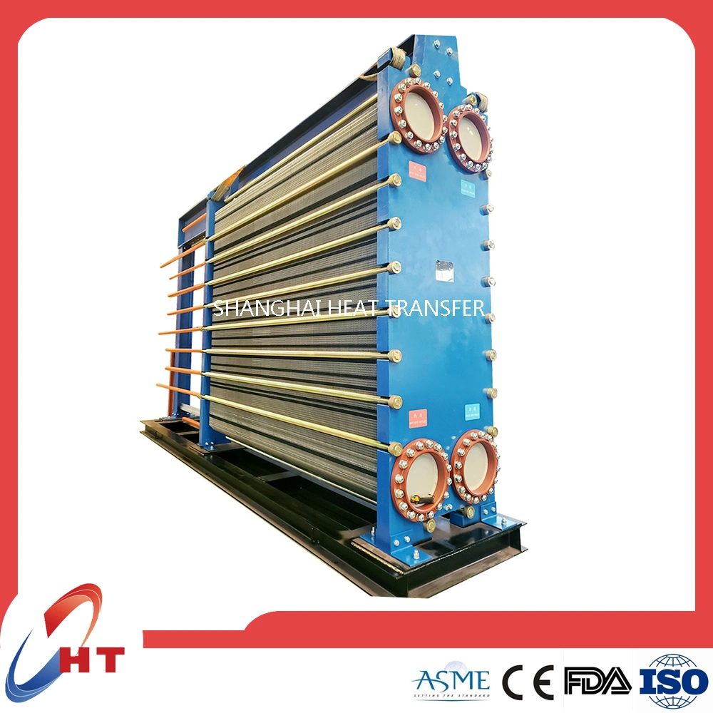 Industrial Oil Water Plate Heat Exchanger Combination Condenser