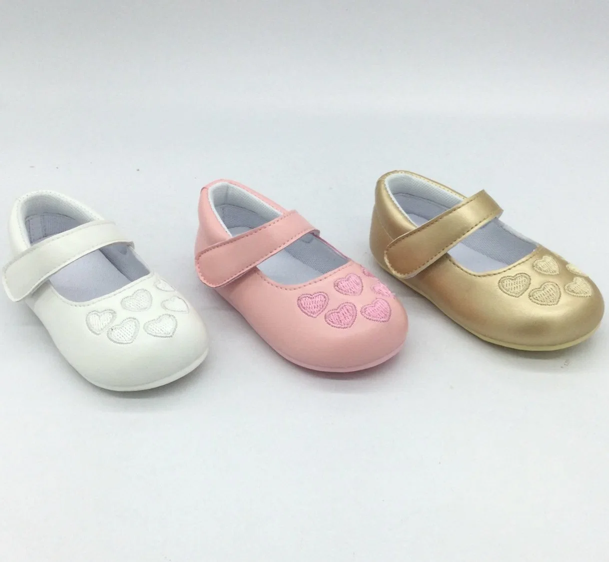 Baby Girl Footwear Little Kid Shoes Wholesale/Supplier PU Infant Shoes