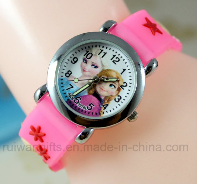 Wholesale/Supplier Child Watch with Cartoon Frozen Design for Kids Watch