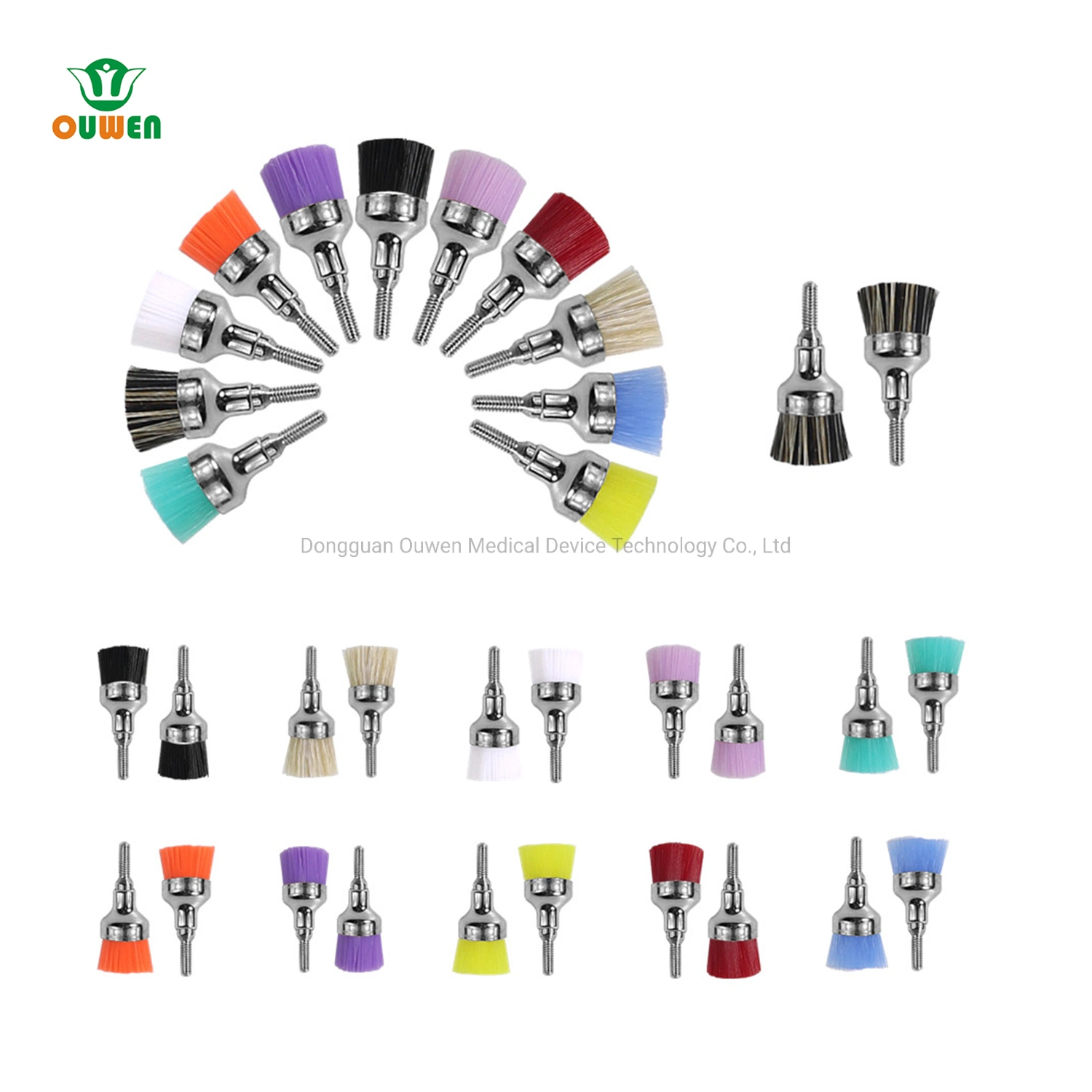 Other Dental Equipments Nylon Dental Bowl Shape Polishing Brush