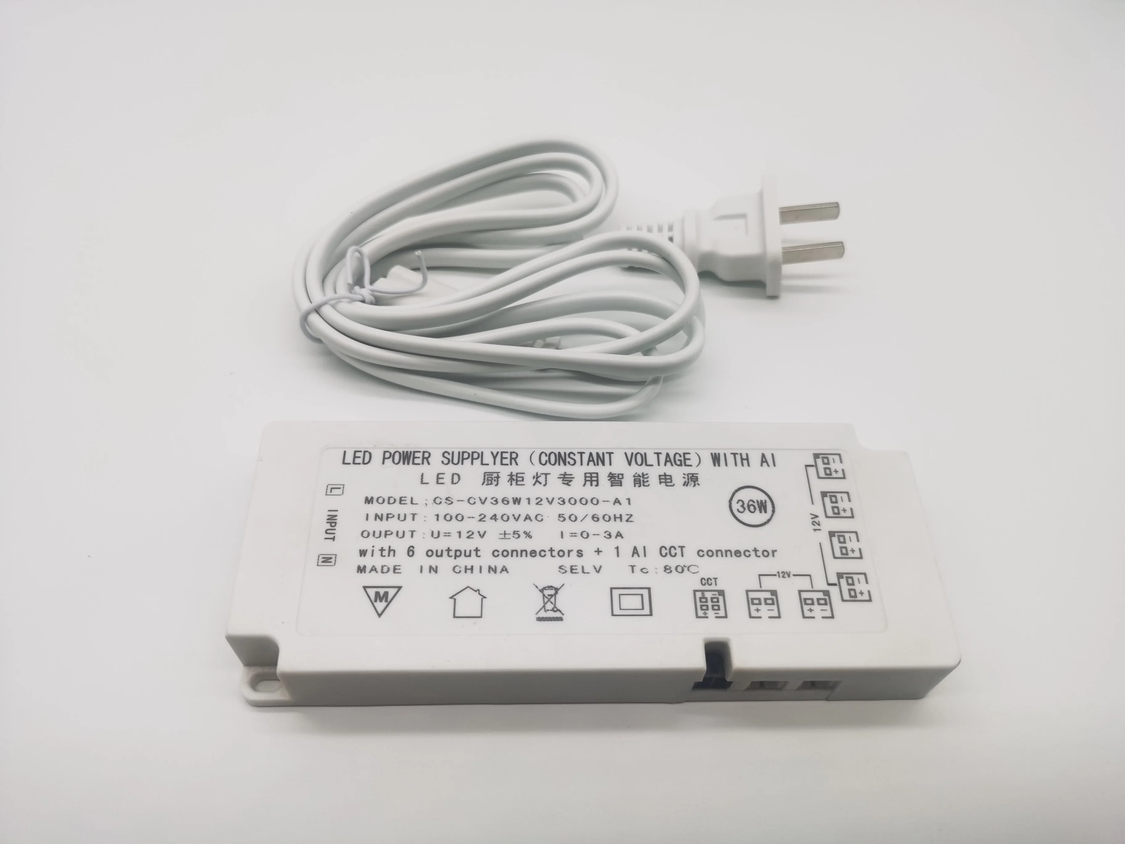 Ultraflacher Treiberadapter 24W 12V 2A Slim LED-Leistung Versorgung