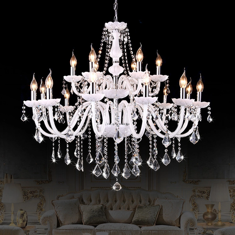 Use Stairway Villa Wedding Custom Project Luxury Crystal K9 LED Chandelier Lamp