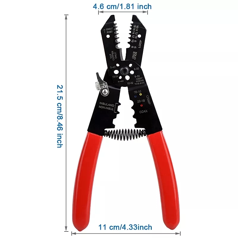 Professional Multi Purpose Tool Set Chrome Vanadium PRO Combination Plier Letter Punch Set