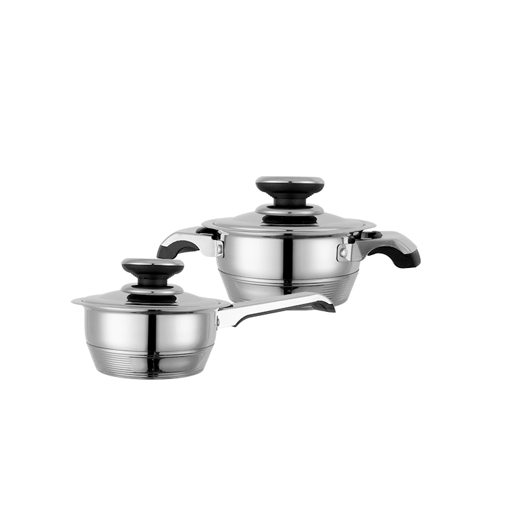 Al por mayor SS Casserole Restaurant Cookware Set Cocina sopa olla 2 Proveedor de fabricación de ollas de cocina con asa de oreja