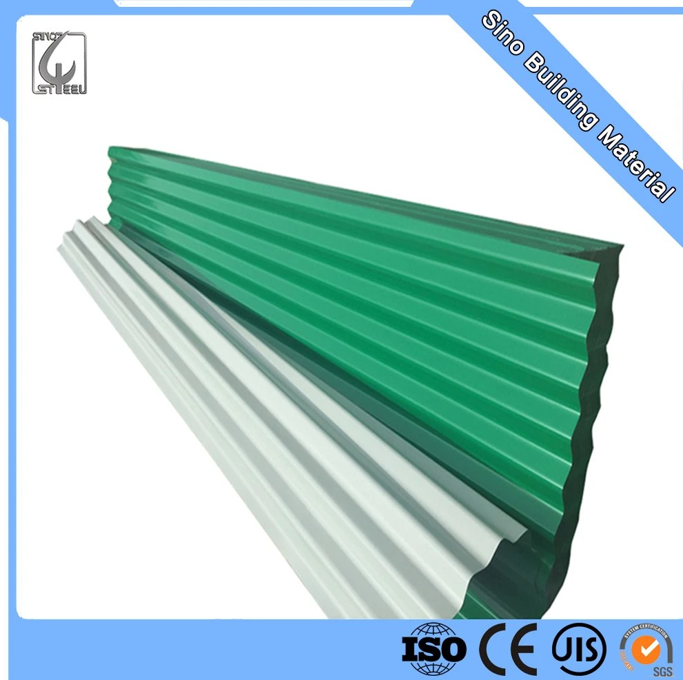 PPGI Corrugated Colored Metal Sheet Prepainted Roofing Sheet for Industrial Buiding