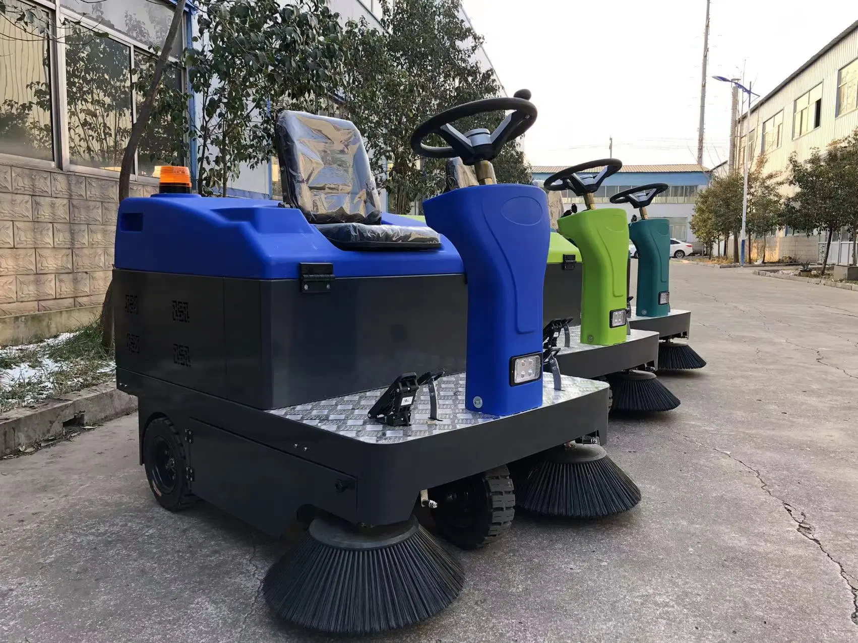 Ride-on Automatic Electric Battery Smart Sweeper Commercial Floor Sweeper with Factory Price