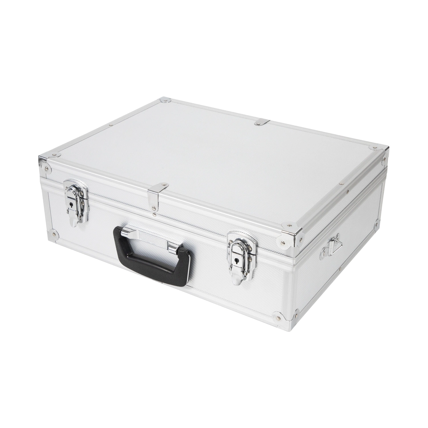 Storage Aluminum Lockable Barber Tool Flight Case with Dividers