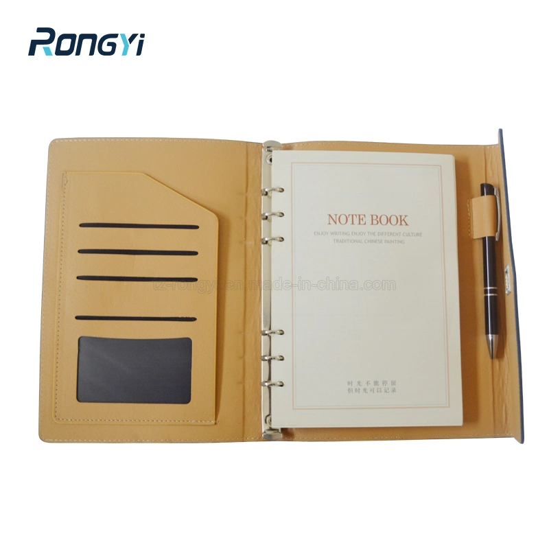 Customized PU Organizer Book with Magnetic Closure