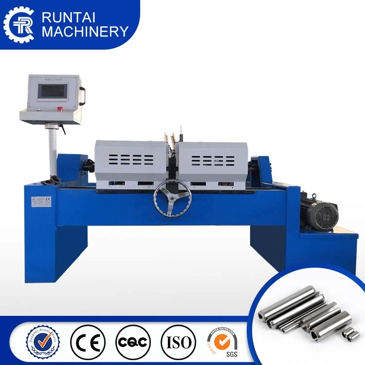 Rt-80sm Pneumatic Type Metal Steel Solid Rod Bar Round Pipe Edge Beveling and Deburring Machine Automatic Angle Tube Chamfering Machine