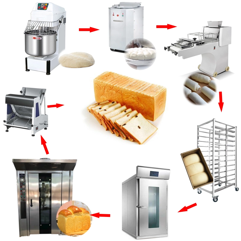 Comercial Toast Bread / Loaf Bread Production Line Restaurant Kitchen Bakery Baking Catering Food Equipment