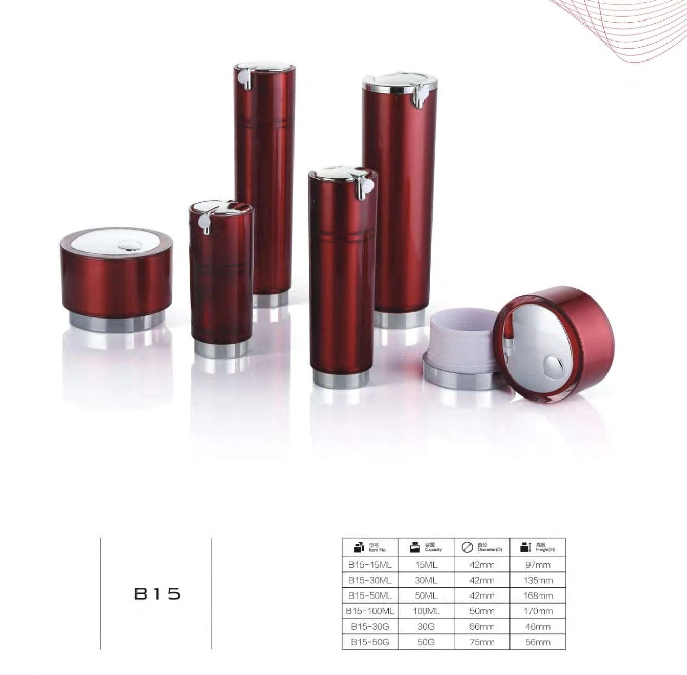 Wholesale/Supplier Glass Cosmetic Bottle Purple Glass Cosmetic Bottle and Jar Skin Care Set Packaging Have Stock