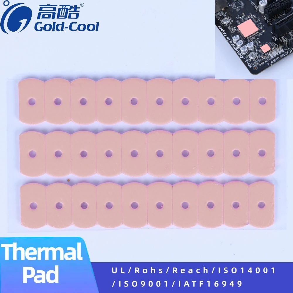 Matériau de dissipation thermique de la feuille d'isolation en silicone pour les produits électroniques en gros